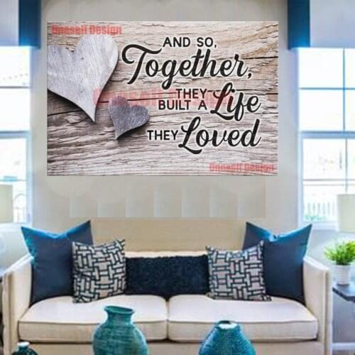 2020 new style heart love 5D Diamond Painting Full Square 5D diamond embroidery 5d diamond mosaic Home Decor Wall Sticker