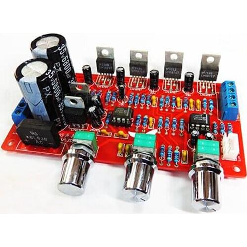 25Wx2+ 50W LM1875 NE5532 IC Audio Subwoofer Amplifier Assembled Board Module diy electronics