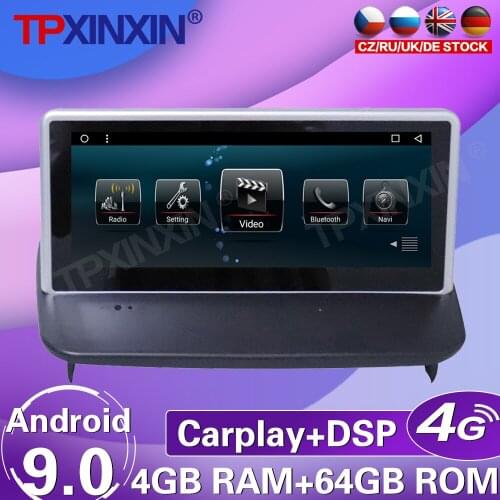 4+64G For Volvo S40 C30 2004-2013 Android 9.0 Car Stereo Tape Recorder Multimedia Player GPS Navigation HeadUnit Carplay