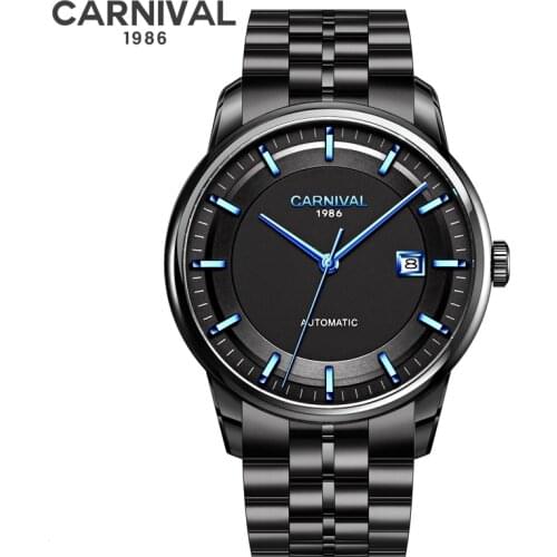 CARNIVAL Top Brand NEW Luxury Men Watch Men Business Wristwatch Sapphire Male Clock Automatic Mechanical Watch MIYOTA movement