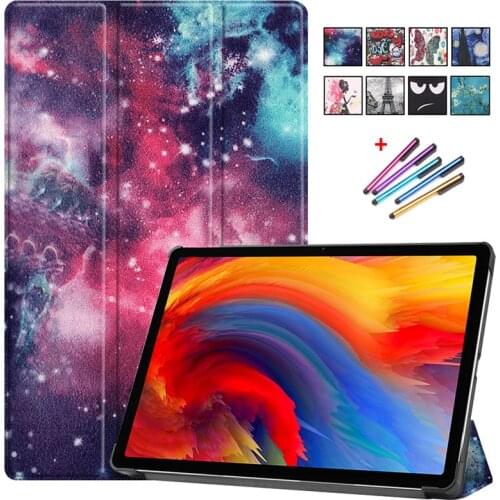 For Xiaoxin Pad Pro 2021 Case Painted Leather Smart Cover For Xiaoxin Pad Plus Lenovo P11 P11 Pro Case TB-J606 J607 J706 J716