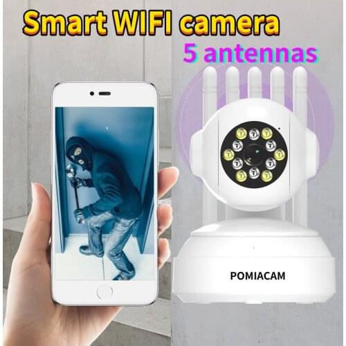 EC115 Smart IP Camera Outdoor Infrared Night Vision dome Camera with 5pcs antennas Support IOS Android phone APP 360eyes