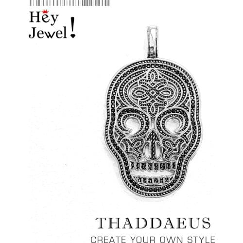 Pendant Skull Mask,2019 Brand Fashion Jewelry Europe Bijoux Rebel Street Accessories 925 Sterling Silver Gift For Woman & Men