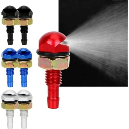 New Windshield Water Washer Auto Windshield Wiper Jet Car Cleaning Fan-Shaped Auto Accessories Bonnet Washing Machine Nozzle