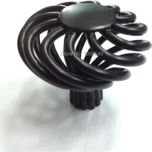 New Single Hole Rural Antique Bridcage Cabinet Handle Vintage Furniture Hardware Pull Cabinet Drawer Knobs Closet Knob Bar Pulls