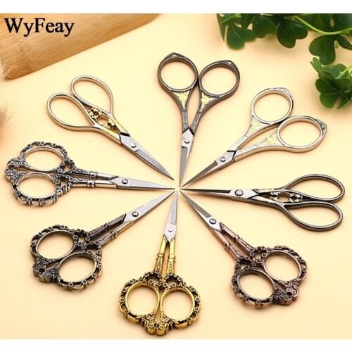 Retro Scissors Antique Thread Cutter Vintage Scissors Embroidery Cross Stitch Sewing Stainless Steel Scissors Tailor Scissors