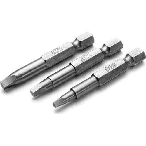 Proskit Torx Tools Time-limited Ferramentas Manuais 3 Sets/lot _ Pcs/set 50mm 1/4 Inch Magnetic Square Head Screwdriver Bits