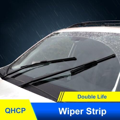 QHCP Cars Windshields Wipers Coated Silicone Wiper Strips For Subaru Forester 2013-2018 2019-2020 Outback 2015-2019 XV 2018-2020