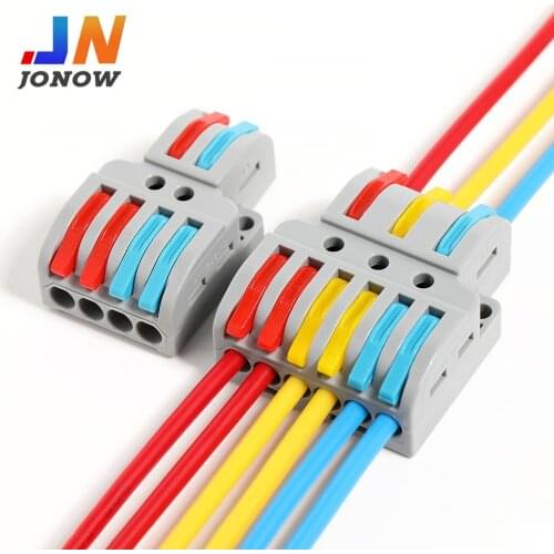 1/3/5PCS Electrical Wire Connector Universal Fast Docking Type Cable Connector Connection Push-in Butt Conductor Terminal Block