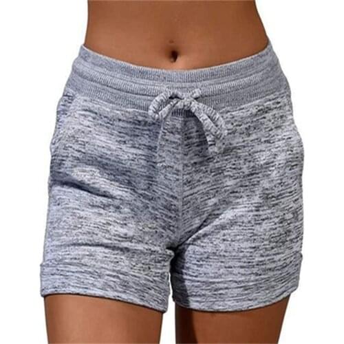 2021 Summer Shorts Women Casual Sports Quick-drying Cotton Elastic Waists Short Plus Size Drawstring Loose Womens Clothing