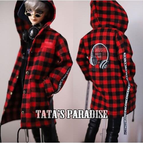 1/4 1/3 scale BJD PUNK Hooded coat for BJD/SD clothes doll accessories,Not included doll,shoes,wig,and other accessories 18D1039