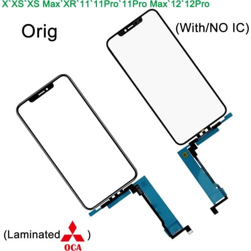 1PCS Touch Screen Digitizer Sensor Panel For Apple iPhone X XS XR XS Max 11 12 Pro Replacement
