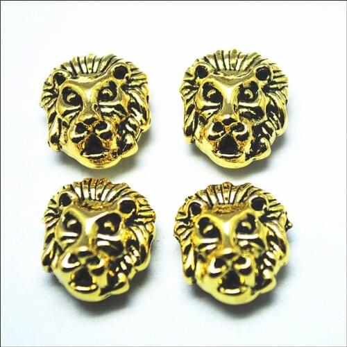 20pcs wholesale price metal bronze spacer beads owl animals buddha figure lion shape turtle for charming bracelets making diy