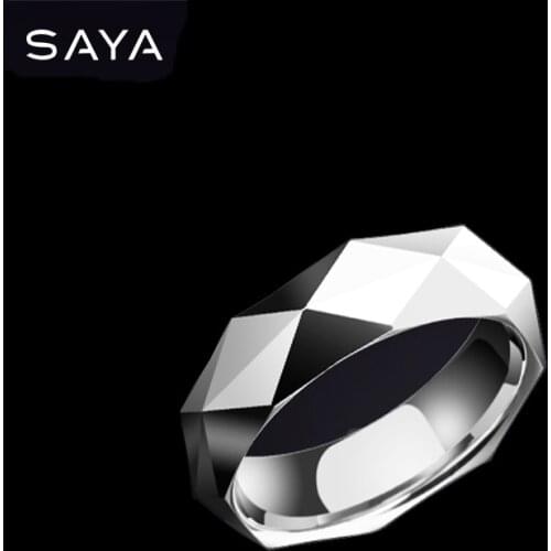 2021 Tungsten Rings Men Women Fashion Jewelry for Wedding, Imitation Platinum, Engraving, Free Shipping