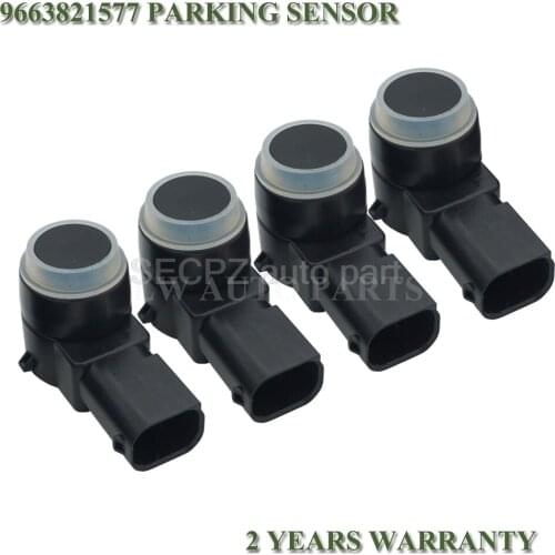 4pcs PSA9663821577 Car PDC Parking Sensor For Peugeot 307 308 407 Rcz Partner Citroen C4 C5 C6 9663821577 9663821577XT 6590A5