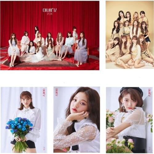 5D Diamond Embroidery Kpop IZ * ONE IZONE COLOR DIY Diamond Painting Diamond Mosaic Cross Stitch Kits Home Decor