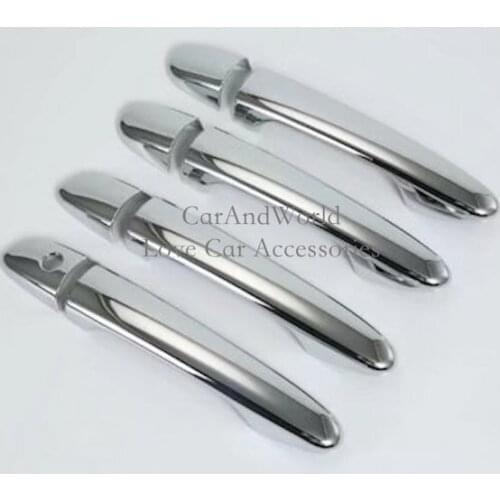 Accessories For Mazda CX-5 CX5 2017 2018 Door handle Cover Trims Door Bowl Protector ABS Chrome Stickers Car-Styling