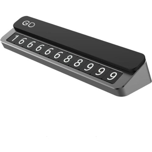Car Temporary Parking Card Phone Number Card Plate Telephone Number Car Park Stop Automobile Accessories Car-styling