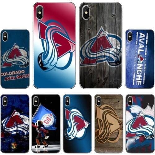 Phone Cases For Xiaomi mi Redmi Note 3 4 4X 5 6 7 8 8t 9 9s 9t 10 pro lite Sport-Colorado-Avalanche-Logo-Fans