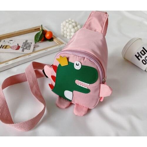 Childrens Chest Bag Boys Dinosaur Bags Childrens Messenger Bag Leisure Cartoon Kids Cute Backpack Girls Shoulder Bags