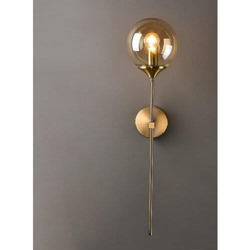 Europe Light Luxurious Wall Lamp Post Modern Concise Designer A Living Room Aisle Corridor Model Between Bedroom Wall Lamp