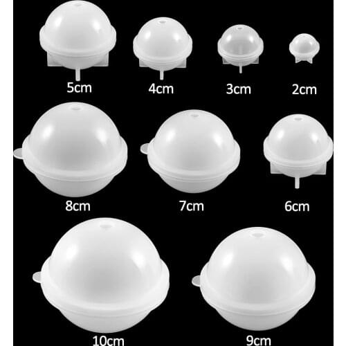 1PCs 20/30/40/50/60/70/80/100mm Stereo Spherical Silicone Mold Jewelry Making DIY Balls Resin Decoration Crafts Resin Mold New