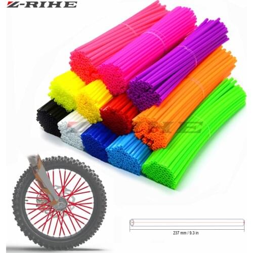 Motocross Universal SPOKE SKINS Wheel RIM SPOKE COVERS For BMW R1200GS F800GS 450 SX-F 150 SX Honda XR650L CRF250L CR125 150
