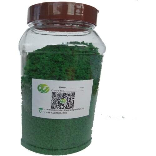 Dark Green Architectural Model Making Sponge Building Landscape Model Outdoor Grass Lawn Tree Mini Powder