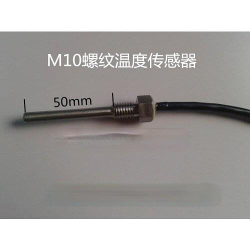 2Pcs NTC Thermistor Temperature Sensor Heat Pump Air Energy Electric Water Heater M10 Thread Temperature Sensor