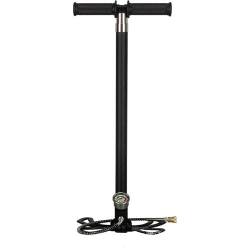 High Pressure PCP Pump Four Stage Hand Operated Air Pump Butterfly Base 30mpa 4500psi HPA Tank Hunting Car Bicycle Air Refilling