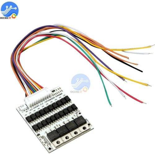 Bms 10S Li-ion Lithium 18650 Battery Protection Board 40A 36V 18650 Battery Charge Protection PCB Board Balancer equalizer