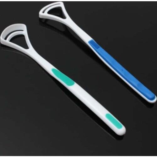 2pcs/set Oral Care Tongue scraper Cleaner Fresh breath Make Oral Hygiene Toothbrush Tools