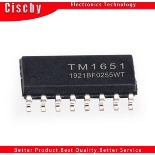 10PCS TM1651 SOP16 AIP1651 4X77Key LED IC