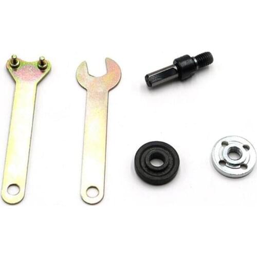 5Pc 6mm 10mm Electric Drill Angle conversion angle grinder connecting rod for cutting Disc polishing Wheel Adapter Metals Handl