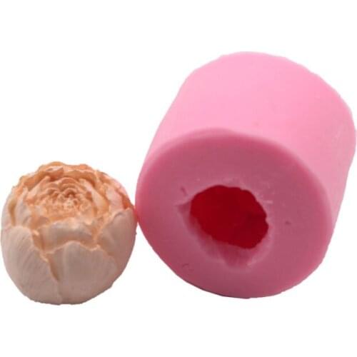 Aouke 3D Rose Flower Handmade DIY Process Kitchen Cake Biscuits Baking Accessories Decoration Eco-friendly Silicone Mould