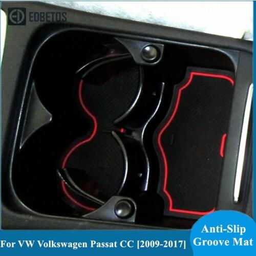 Car Gadget Pad For VW Passat CC Accessories Volkswagen 2009 2010 2011 2012 2013 2014 2015 2016 2017 Accessories Gel Pad Rubber