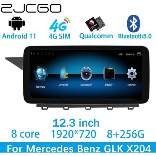 ZJCGO Car Multimedia Player Stereo GPS DVD Radio Navigation Android Screen System for Mercedes Benz GLK X204 GLK200 GLK220