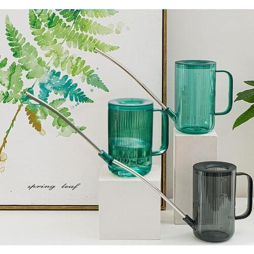 1L Long Mouth Water Cans Home Plant Pot Bottle Watering Device Fleshy Bonsai Control Water Output Practical Garden Tool Dropship