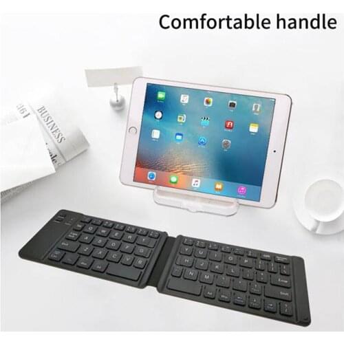 Bluetooth Keyboard Light And Handy Bluetooth 3.0 Folding Keyboard Foldable BT Wireless Keypad For Phone Laptop Gaming Keyboard