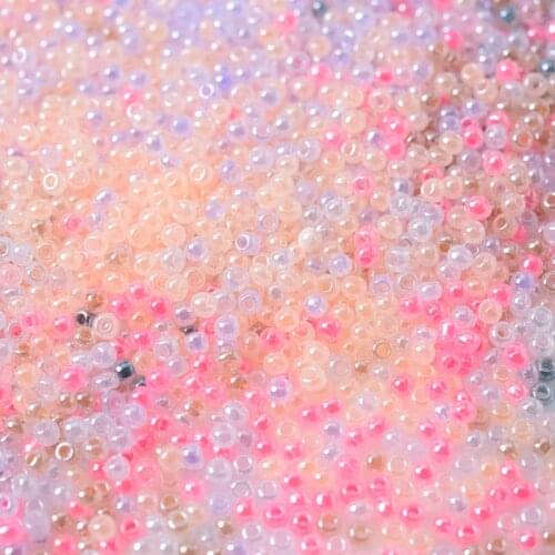 20/40/60/80g Candy Color Czech Glass Seed DIY Beads Charm Round Holes Beads For Kids Handmade Jewelry Making Bracelet Necklace