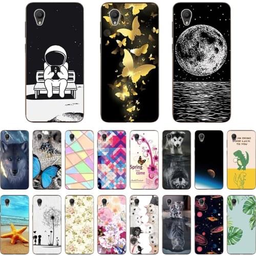 For Vodafone Smart E9 Case 5.0'' Silicone Soft TPU Cute Back Cases for Vodafone Smart E9 Phone Cover Protective Shells Coque