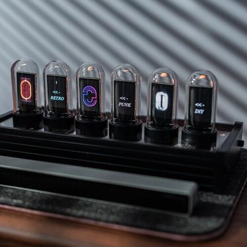 EleksMaker IPS 6-Bit Glows Analog Nixie Tube Elekstube Clock Desktop Creative Ornaments Digital Clock