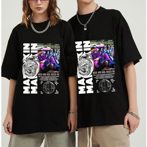 Maneskin T Shirt 2021 New Fashion Mens Casual Kawaii Black Cotton T-Shirts Male Harajuku Daily Tops Tees Shirts Vintage Tshirt