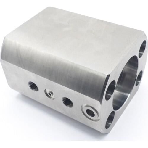 Waterjet Cutting Machine Cutting Hplex Main Parts End Cap For 55 KSI Direct Drive Pump 042490-1