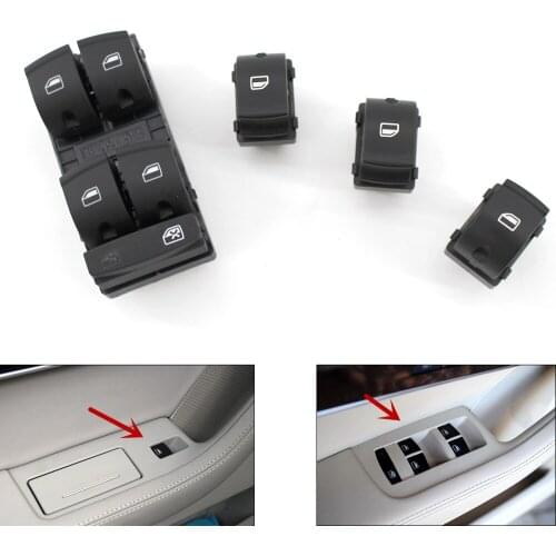Window Control Switch Button For Audi 06-11 A3 06-10 A6 C6 08-11 Audi A6 C6 Sedan RS6 07-10 Q7 4F0 959 851 F 4F0959851F