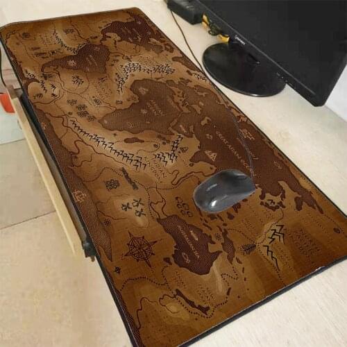 Mairuige Fantasy Earth Map Anti-slip Large Gaming Mouse Pad Locking Edge Desk Mousepad Mat for LOL Surprise Cs Go Dota 2 Gamer