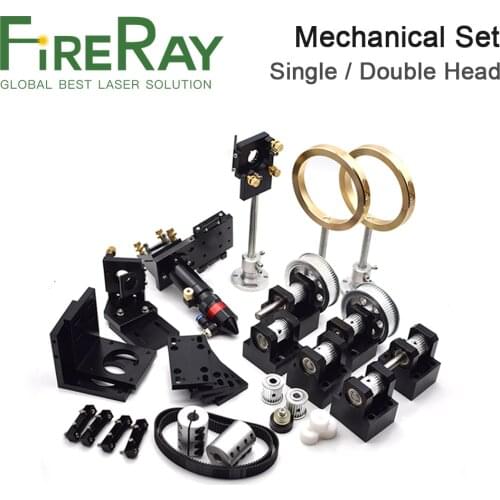 Fireray Co2 Laser Metal Parts Transmission Laser head Set Mechanical Components for DIY CO2 Laser Engraving Cutting Machine