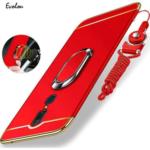 3 in 1 Case for OPPO Relame X2 PRO XT Reno 2Z 2F ACE X Lite 3 Pro 3i C2 A5 A9 2020 Phone Case Magnetic Ring Holder Stand Cover
