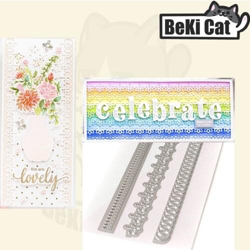 Lacy edgers set Metal Cutting Dies Stencils for DIY Scrapbooking photo album Decorative DIY Paper Cards