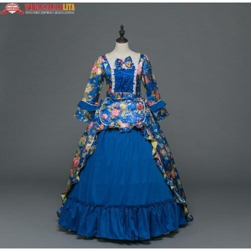 New Gothic Period Medieval Dress Holiday Marie Antoinette Prom Gown Victorian Rococo Prom Gown Inspired Elegant Costumes